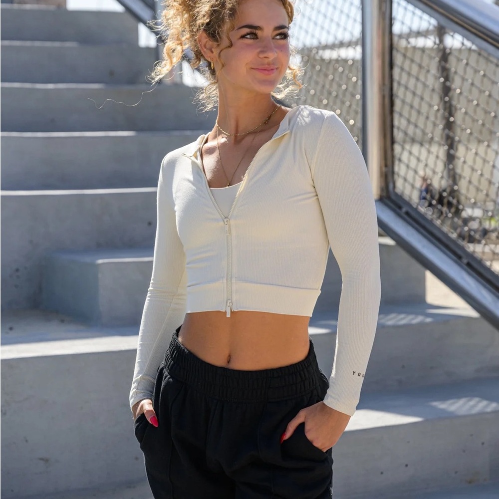 W418 DUAL ZIP LONG SLEEVE YOUNGLA